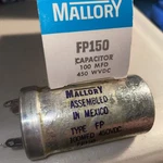 Mallory Type FP150 Capacitor 100 Mfd 450 Wvdc 677-9509 New But Buy As-is Vtg. Fixed Price $25.00.