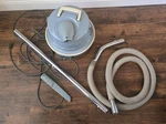 Vintage General Electric V1509 Canister Vacuum Works Hose Crack. Fixed Price $99.99.