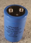Sprague 36DX10671 Screw Terminal 1400UF 200VDC 10%-50% 3.25X2' QTY-1..(C12B3). Fixed Price $21.95.