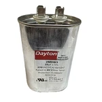 Dayton 2MDW3MOTOR Run Capacitor, 7.5MFD, Oval, 370VAC (qty 1). Fixed Price $7.24.