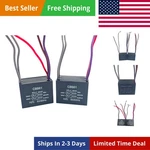 New Wire Ceiling Fan Capacitor Replacement For Tech 250VAC 50/60 Hz, .... Fixed Price $19.79.