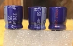 (10) Matsushita Aluminum Electrolytic Capacitor 220UF 35V Radial Panasonic. Fixed Price $7.50.