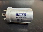 Mallory Sect. Electrolytic Can Capacitor FP-376.5A Nos 20-20-20 Mfd 450 Vdc. Fixed Price $59.95.