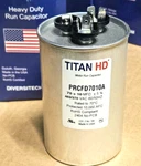 Titan Hd Motor Dual Run Capacitor: Round, 440/370V Ac, 70/10 Mfd, 13/32. Fixed Price $40.00.