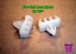 Set Of 10 Triple Plastic Brake Line Pipe Mounting Holder Clips 5.0MM 3/16 White. Fixed Price $12.00.