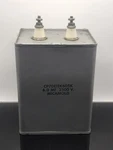 Vintage Micamold High-voltage Oil-filled Capacitor 6.0 Mf 2500 V. CP70E1EK605K. Fixed Price $127.50.