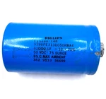 Philips S13490-148 Capacitor 3198FE313U050KMA4 31,000UF 50VDC 75V Surge. Fixed Price $44.99.