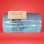 Mallory Cgs Capacitor 850UF 450VDC 85C Max Surge 525VDC, Screw Terminal. Fixed Price $14.24.