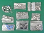 80 Assorted Nos Mallory & Sprague Low Voltage Axial Electrolytic Capacitors. Ce. Fixed Price $35.00.