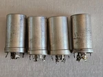 Sprague Twist-lok Electrolytic Capacitor Mix Lot Of 4. Fixed Price $24.95.