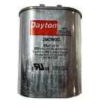 Dayton 2MDW3C Oval Motor Run Capacitor 25 Microfarad Rating 370VAC Voltage. Fixed Price $27.95.