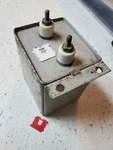 General Electric 10UF 1,500VDC Oil Filled Pyranol Capacitor 9CE5A92 CG48917. Fixed Price $33.00.