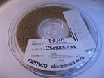 Smt Tantalum Capacitor 3.3UF 16V Nemco PCT3.3/16AK Reel Qty 2000. Fixed Price $89.99.