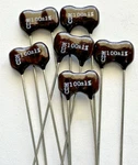 6X - 100PF 500V (1%) Dip Silver Mica Cap (cde CD15) R.f./hifi/tone/audio. Fixed Price $7.49.