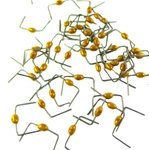 45PCS Vishay 27PF 5% 100V Cog, Npo Formed Axial Ceramic Capacitors Usa. Fixed Price $9.25.