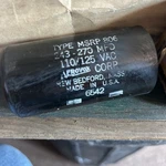 Aerovox Msrp 806 Can Capacitor 243-270 Mfd Nos. Fixed Price $20.00.