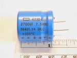 Sprague 673D 2700UF 7.5VDC 105 Radial Aluminum Electrolytic Capacitors. Fixed Price $16.99.