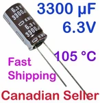 3300UF 6.3V 10X20MM 105 Nippon Kmg For Pc Lcd Tft Led Power Supply Tv Av. Fixed Price $10.34.