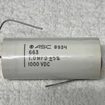 Asc 663UW105510V Capacitor,fixed,plastic 1.0 Mfd +/- 5% 1000 Vdc. Fixed Price $14.95.