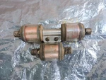 Lot 3 Western Electric & Colonial Radio 8047 Vacuum Capacitors Amps 50MMF. Fixed Price $35.00.