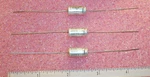 Qty (5) 3UF 150V 105' Computer Grade Axial Electrolytic Capacitors NLW3-150 Cde. Fixed Price $9.99.