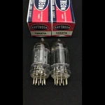 Matched Pair Raytheon 12AX7A ECC83 Black Plate Vintage Vacuum Tubes 10.9827. Fixed Price $114.95.