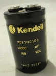 New Kendeil K01100103 Capacitor 10000 Uf 100VD Without Bolts. Fixed Price $49.99.