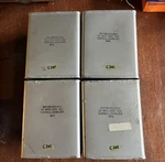 4X Cornell Dubilier 15 Uf 1000 Vdc Oil Capacitors. Fixed Price $160.00.