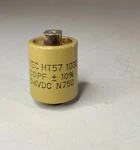 One (1) Hec Ceramic Capacitor HT57 1032 100PF + 10% 15KVDC N750 (new). Fixed Price $99.99.