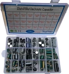 124PCS Electrolytic Capacitor Assortment Box Kit 22UF-4700UF (6.3V-450V) -.... Fixed Price $27.02.