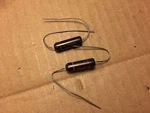 2 Nos Sprague Black Beauty .0033 Uf 400V Capacitors 160P Tone Caps (qty Avail). Fixed Price $12.00.