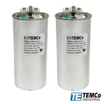 Temco 80+5 Uf/mfd 370-440 Vac Volts Round Dual Run Capacitor 50/60 Hz -LOT-2. Fixed Price $27.35.