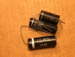 3 Nos Vintage Aerovox .47 1.0 2.0 Uf 200V Capacitors 1960S Guitar Amp Tone Caps. Fixed Price $5.00.