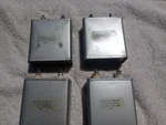 4 Vintage Cornell Dubilier 10UF 600VDC Oil Capacitor Audio / Tube Amp. Fixed Price $100.00.