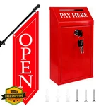Yeload Cash Box Red Open Flag Banner Kit. Fixed Price $80.99.