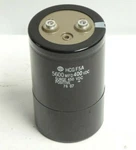 Hitachi HCGF5A 5600 Mfd 400VDC Surge 450VDC Capacitor. Fixed Price $199.99.