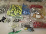 Huge Vintage Nos Capacitor Lot-axial, Electrolytic, Metal, Wax Etc.. Fixed Price $39.00.