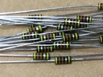 (10 Pc) Allen Bradley RC05GF433J Res,carbon COMP,1/8 WATT,43K OHM,5%. Fixed Price $9.95.