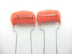 2X - .047UF 200V Sprague 225P Film/foil (guitar Tone) Orange Drop Capacitor. Fixed Price $6.49.