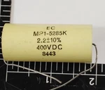 Electronic Concepts MP1-5285K 2.3UF +10% 400V Dc 844 Film Capacitor -tested -C2. Fixed Price $13.79.