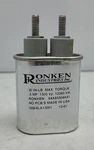 Ronken 64A85504K81 Oval Capacitor .5MF 1500VP 12360VA 30 In-lb Max Used. Fixed Price $20.99.