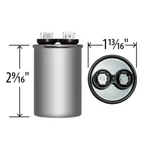 Bmi 7.5 Uf +/-6% 440VAC/B 50/60 Hz Motor Run Capacitor Replaces C107558550072. Fixed Price $15.15.