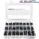 500PC Radial Electrolytic Capacitor Assortment Kit 24 Value 0.1UF-1000UF 10V-50V. Fixed Price $19.99.