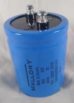 New Old Stock - Mallory Capacitor Mfd 40000 20 Max Surge 25VDC W/ Nuts. Fixed Price $15.99.