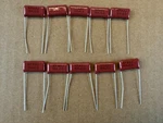 10 New Panasonic .1 Uf 630V Film Capacitors Polypropylene Radial 15MM Pitch (qty. Fixed Price $8.00.