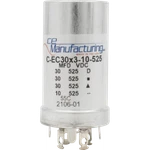 Capacitor, Ce Mfg., 525V, 30/30/30/10UF, Electrolytic. Fixed Price $40.95.