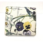 Gucci Infinity Bifold Wallet White Calfskin Multi Floral 04848 Authentic. Fixed Price $220.00.
