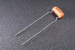 6PS-D47 Sprague Polyester Film Capacitor Orange Drop 4700PF 10% 600V 11/16". Fixed Price $7.50.