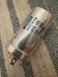 Vintage Nos Mallory Electrolytic Can Capacitor Fp 140A 125UF 350VDC. Fixed Price $20.00.