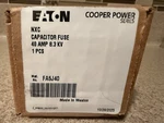 Eaton FA5J40 Nxc Current Limiting Capacitor Fuse 8.3KV, 40A 50KA Max. 2.25" Dia.. Fixed Price $125.00.
